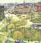 Childe Hassam Union Square in Spring oil painting picture wholesale